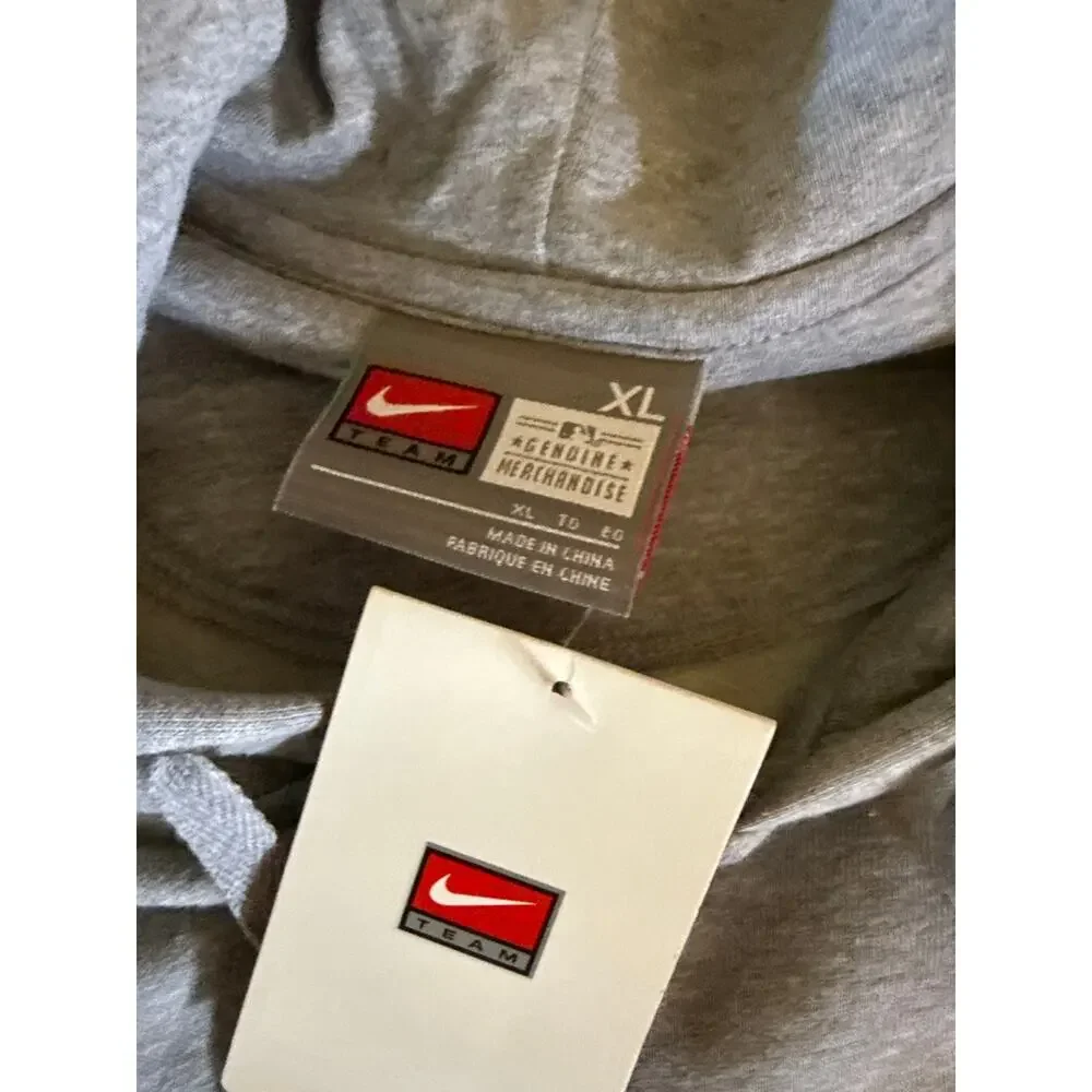 NIKE, CHICAGO CUBS MLB FULL ZIPPER HOODIE SWEATSHIRT - size XL